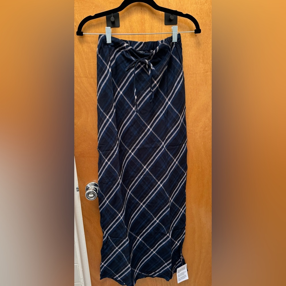 ASOS Navy and Pink Maxi Skirt with Drawstring. BRAND NEW WITH TAGS.